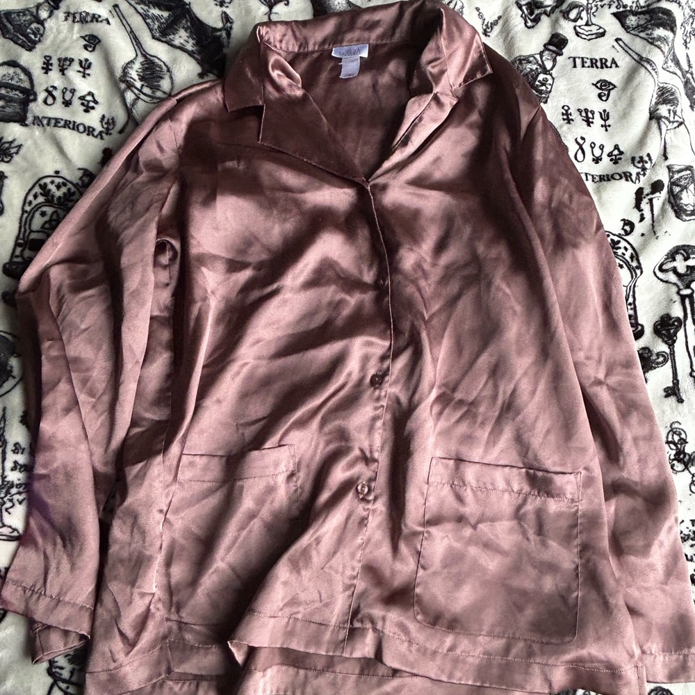 La Senza silk pj top